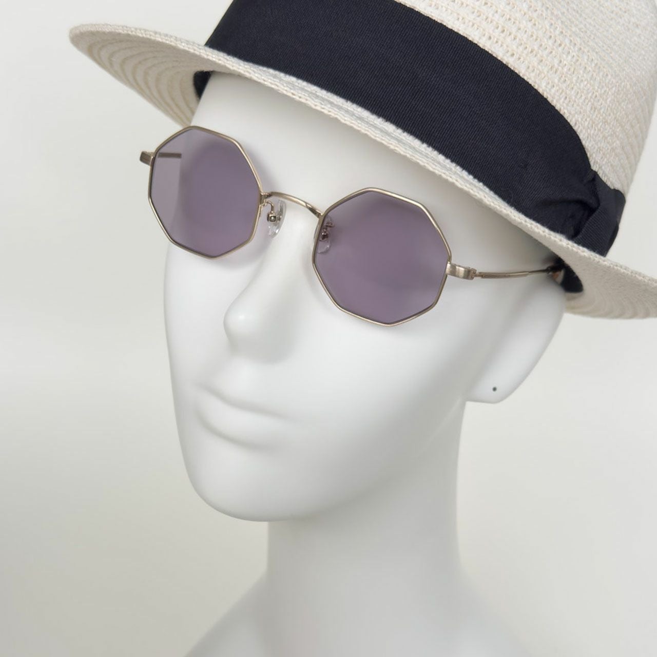 マンデブラリス★究極標本2ex パプア産 大型 56mm/58mm 凄デザイン John Lennon ジョンレノン サングラスJL-556（オクタゴン・八角形）01