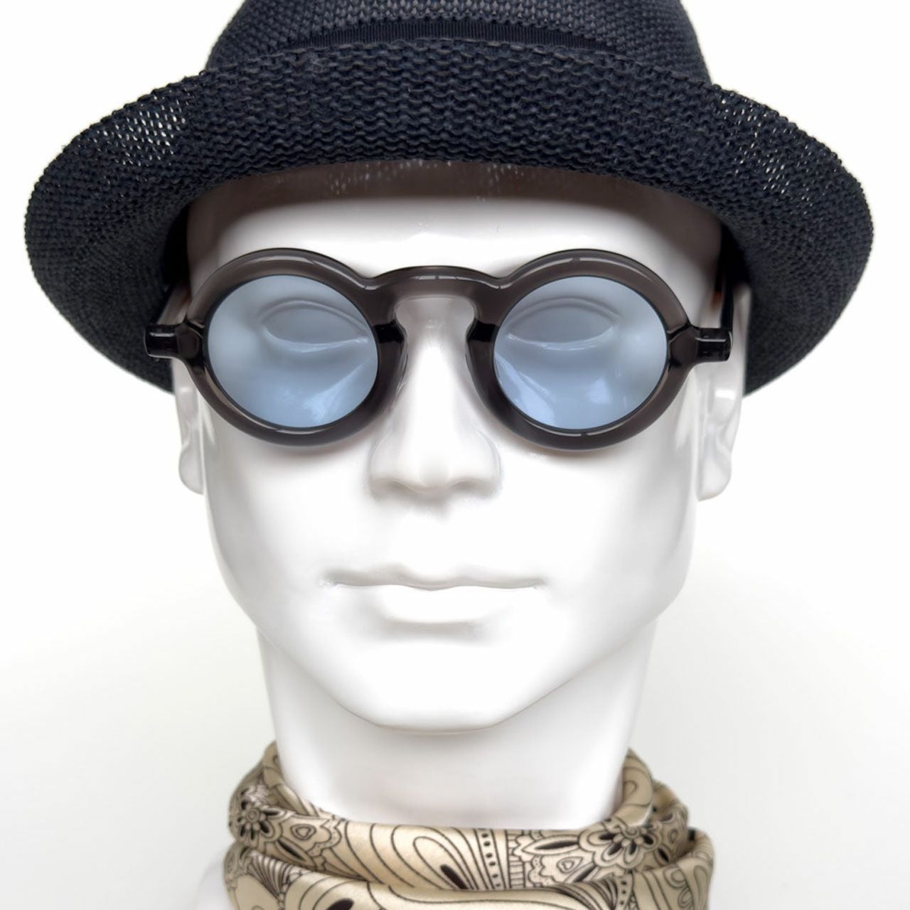 John Lennon ラウンドサングラス シルバー サングラス メンズ レディース 薄い 色 ブランド ジョンレノン