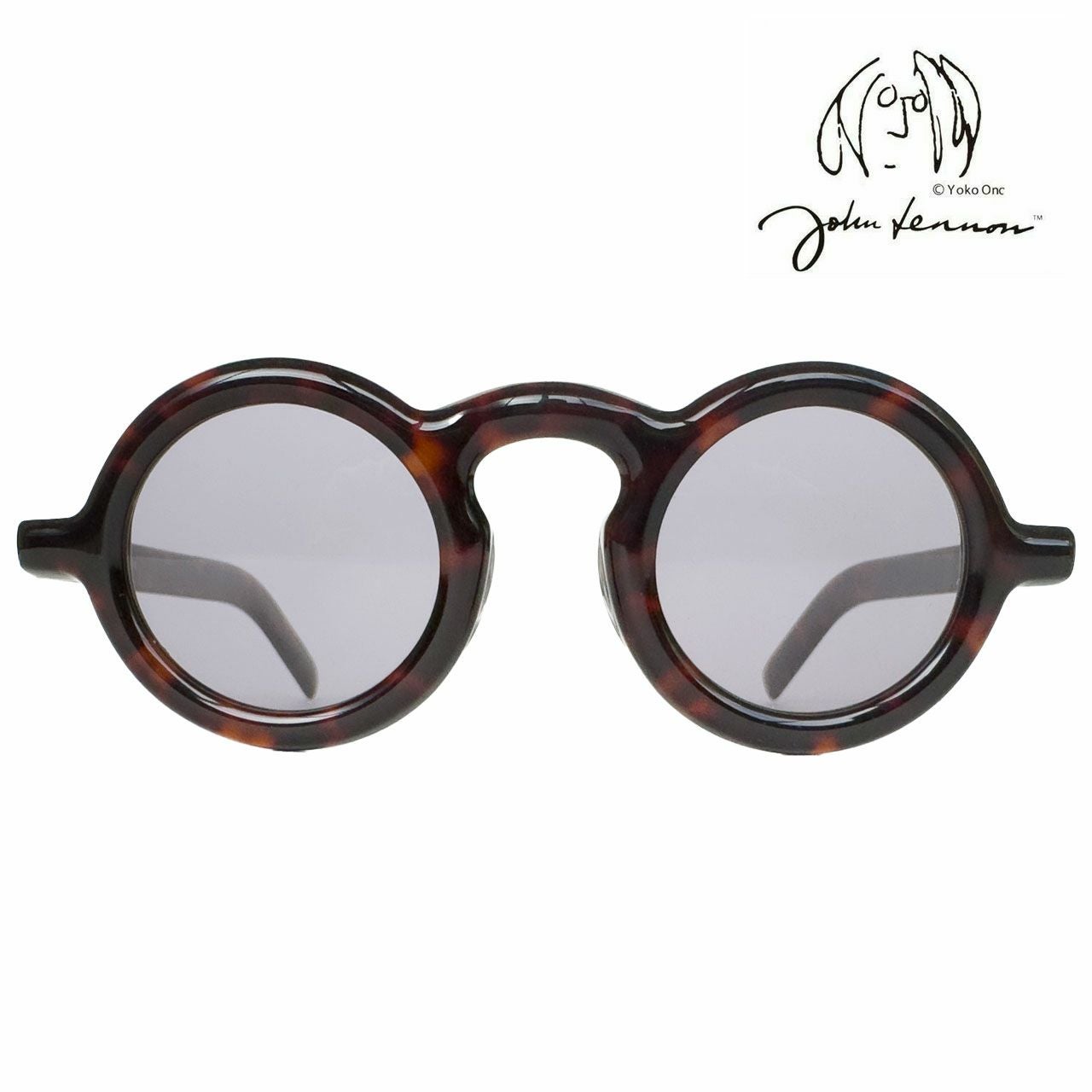 John Lennon ジョンレノン サングラスJL-806（ラウンド）04-(ブラウン