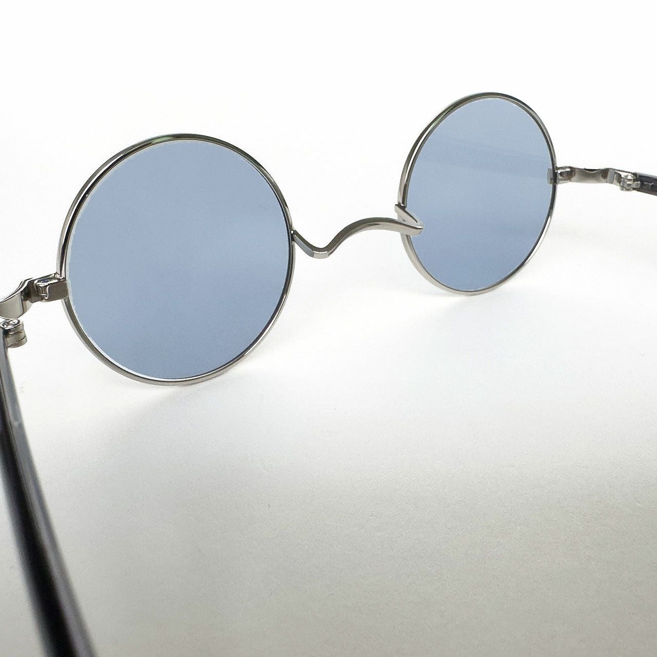 John Lennon ラウンドサングラス シルバー John Lennon ジョンレノン サングラスJL-555（ラウンド）01