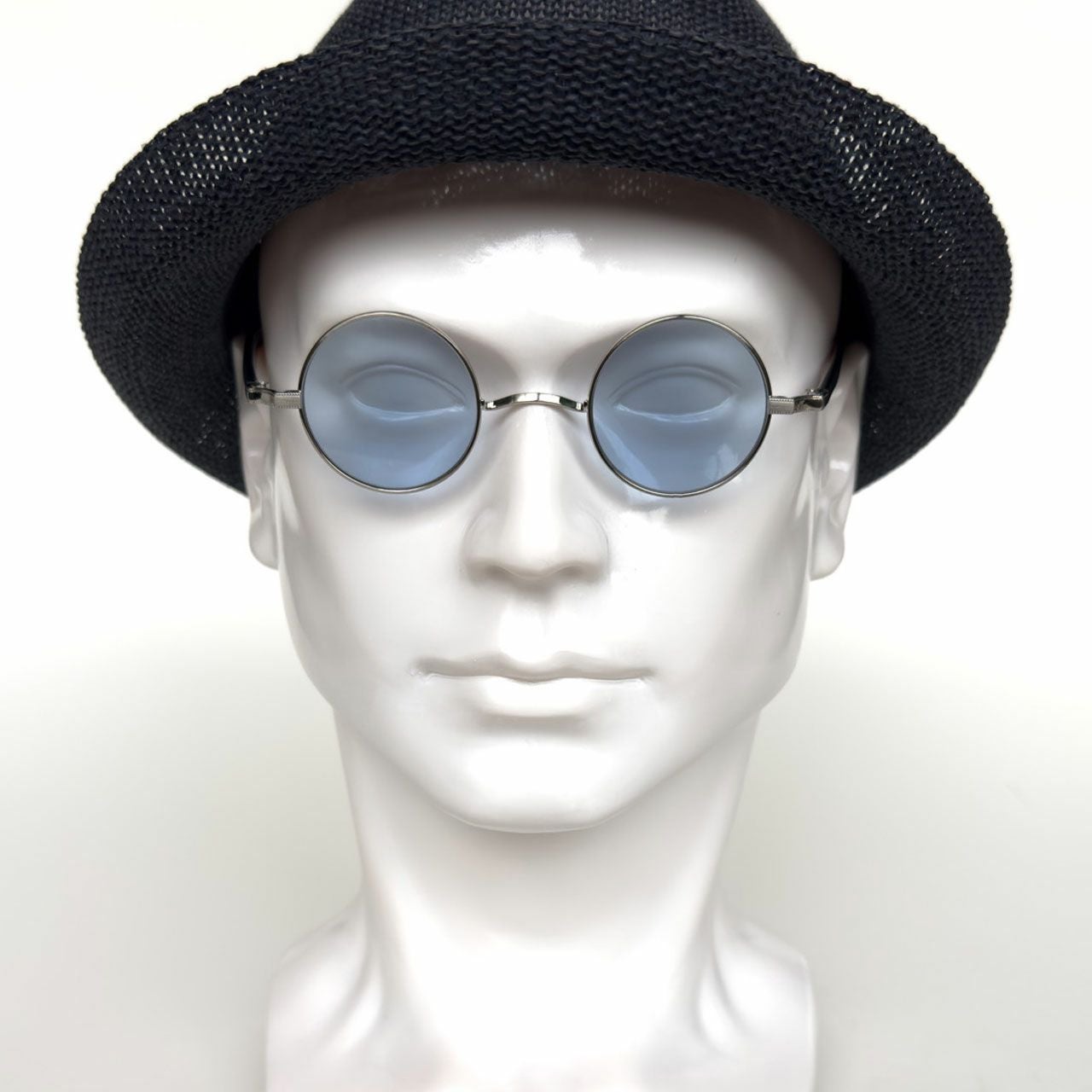 John Lennon ラウンドサングラス シルバー 調光サングラス メンズ レディース ブランド ジョンレノン ラウンド 丸