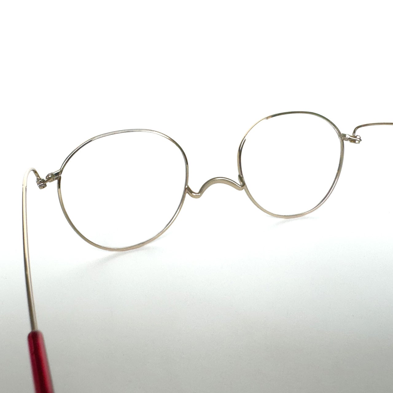 老眼鏡］ペーパーグラスOP4 620ボストン アイライン（ゴールド