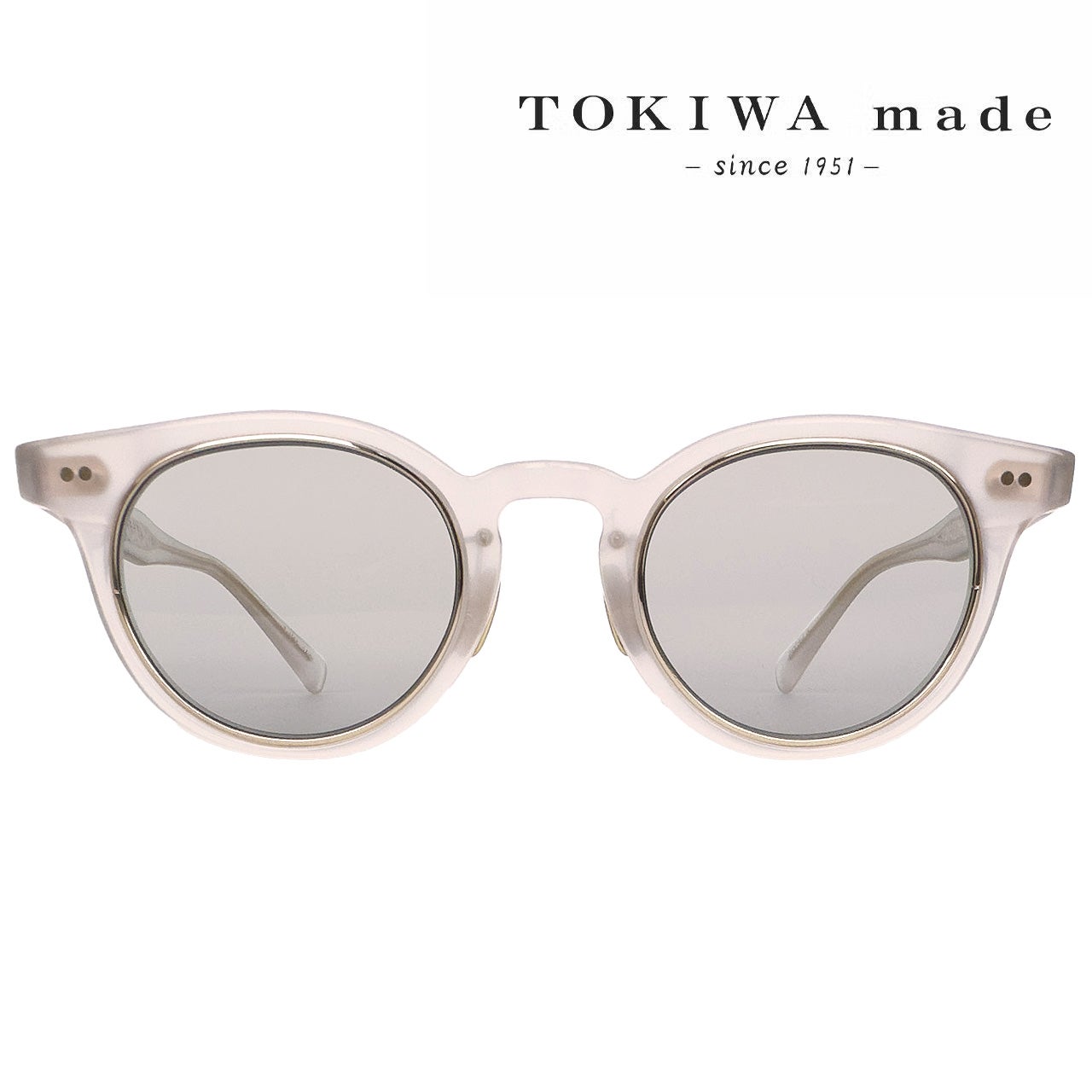 ☆［TOKIWA made］T-1966 SUN (color : MWH) | [鯖江製] 薄型めがね